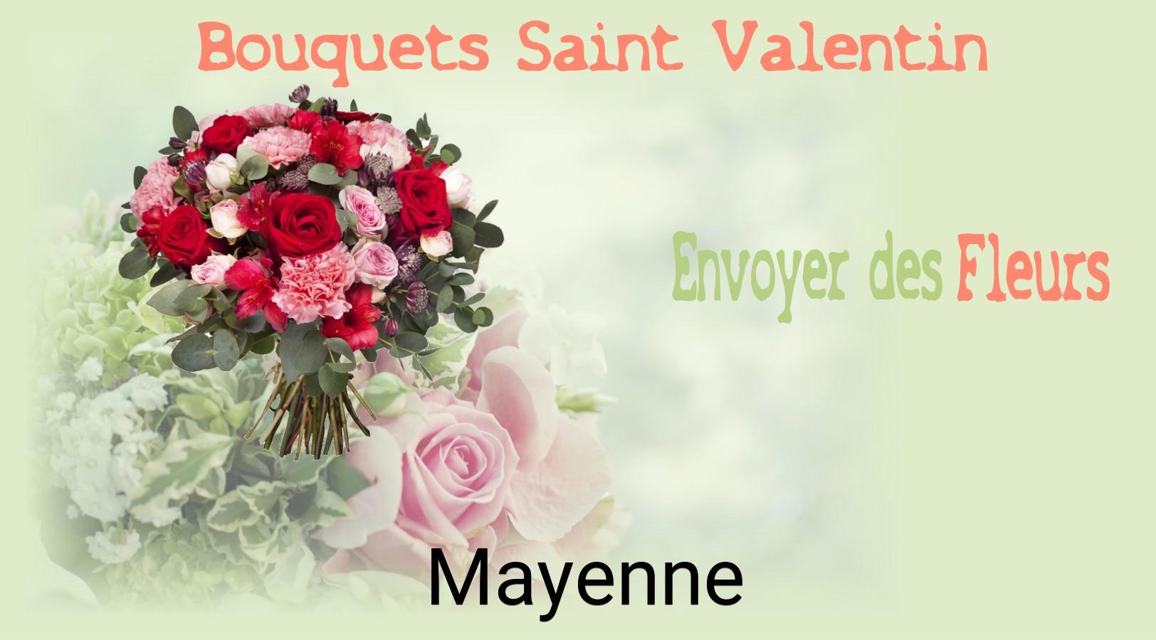 Roses de Saint-Valentin livrées à Mayenne